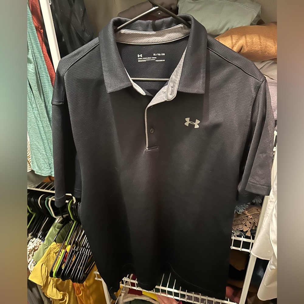 Men’s Under Armour Black Polo